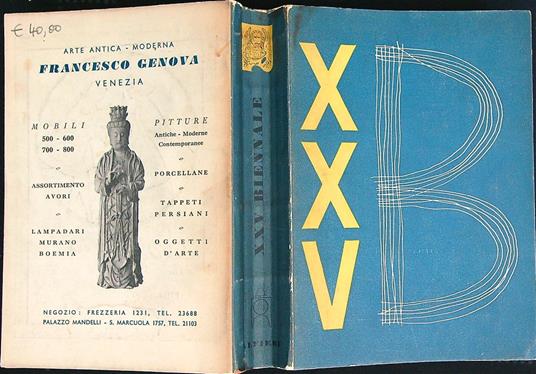 XXV Biennale. - copertina