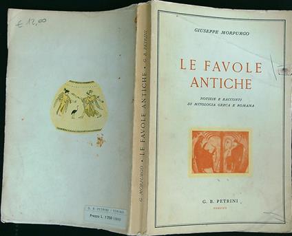 Le favole antiche - Giuseppe Morpurgo - copertina