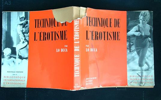 Technique de l'erotisme . - Lo Duca - copertina