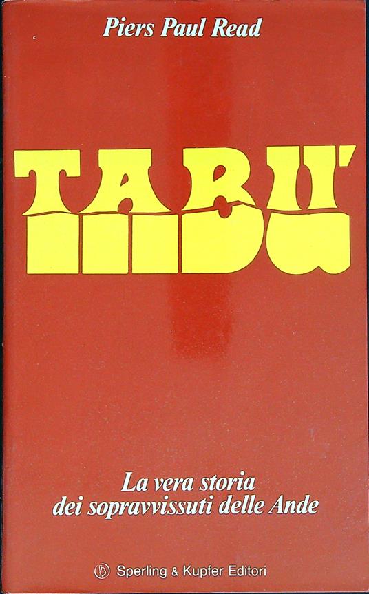 Tabù - Piers Paul Read - copertina