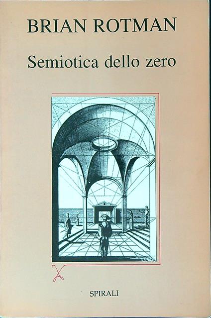 Semiotica dello zero - Brian Rotman - copertina