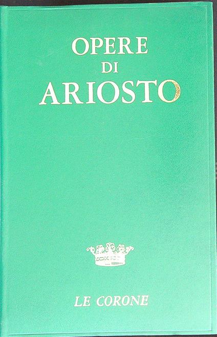 Opere - Ariosto - copertina