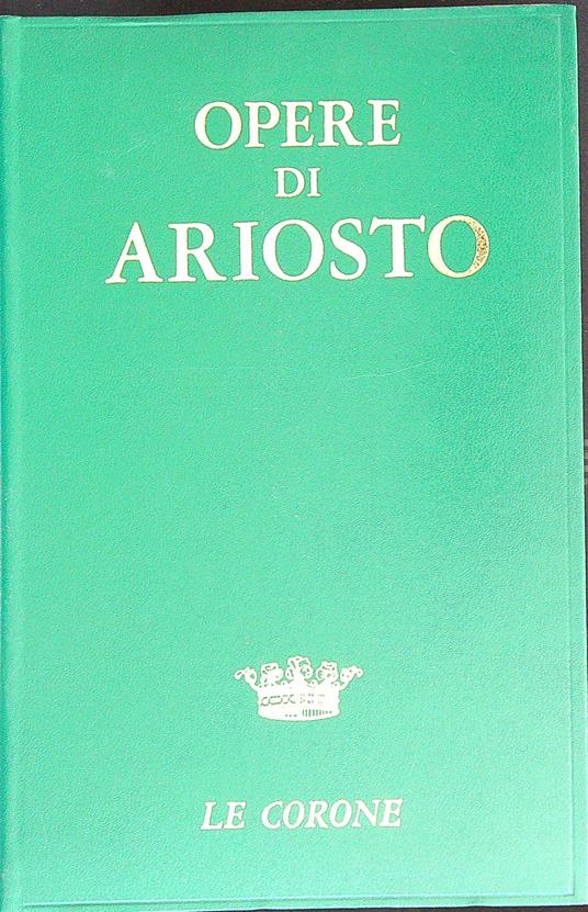 Opere - Ariosto - copertina