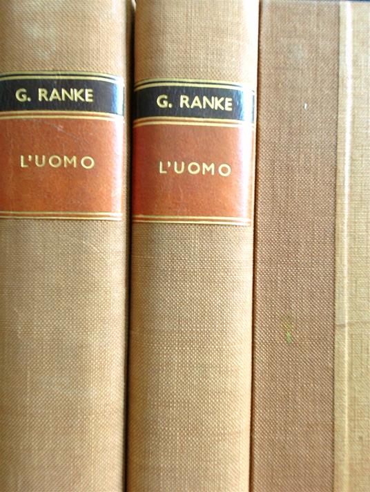 L' uomo 2vv - Giovanni Ranke - copertina