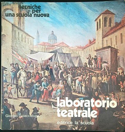 Laboratorio teatrale - Giorgio Sciaccaluga - copertina