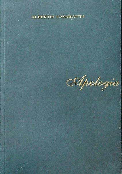 Apologia - Alberto Casarotti - copertina