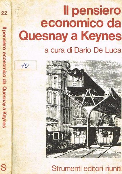 Il pensiero economico da quesnay a keynes - copertina