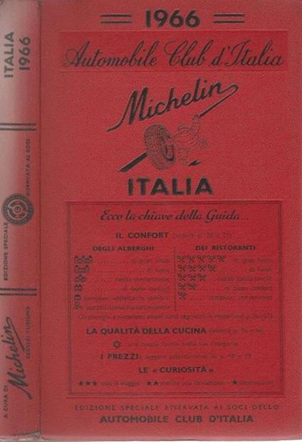Michelin - Italia 1966 - copertina