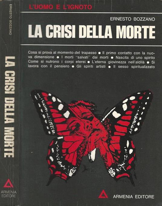 La crisi della morte - Ernesto Bozzano - copertina