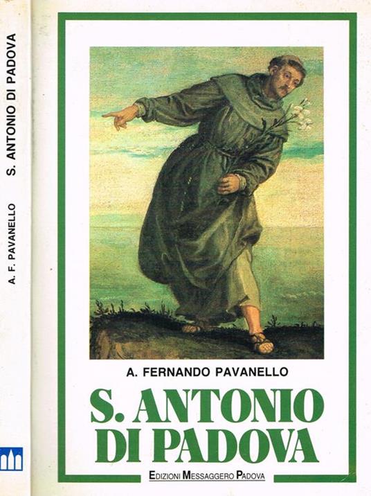 S.Antonio Di Padova - Antonio Fernando Pavanello - copertina