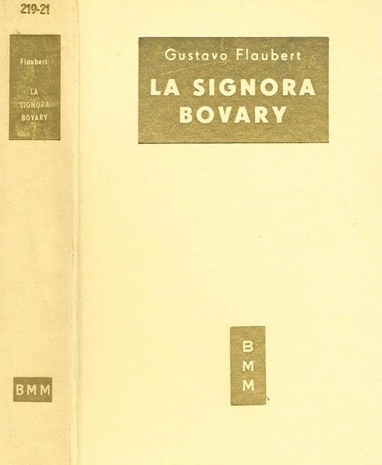 La Signora Bovary - Gustave Flaubert - copertina