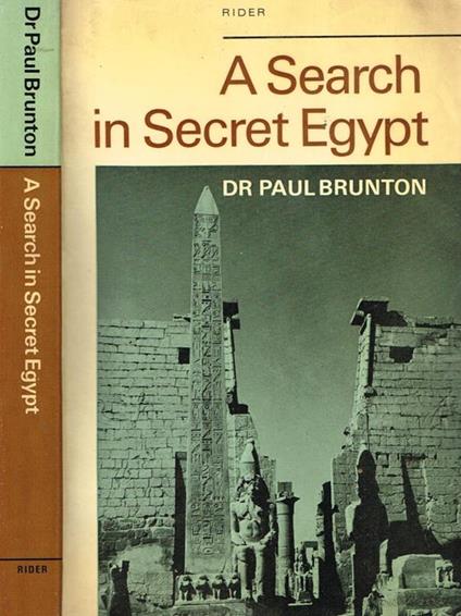 A Search In Secret Egypt - Paul Brunton - copertina