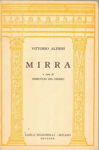 Mirra - Vittorio Alfieri - copertina