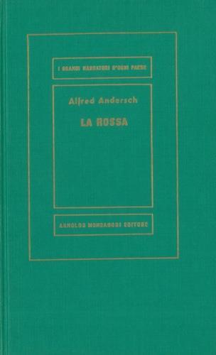 La rossa - Alfred Andersch - copertina
