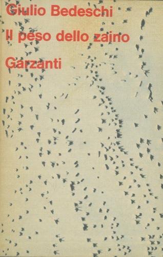 Il peso dello zaino - Giulio Bedeschi - copertina