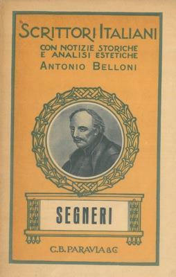 Paolo Segneri (1624. 1694) - Antonio Belloni - copertina