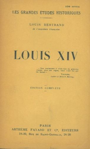 Louis XIV - Louis Bertrand - copertina