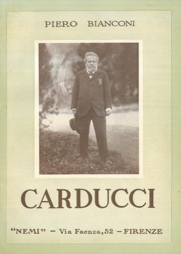 Carducci - Piero Bianconi - copertina