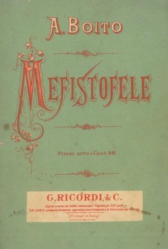 Mefistofele - Arrigo Boito - copertina