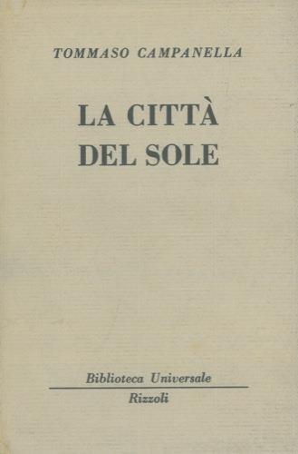 La città del sole - Tommaso Campanella - copertina
