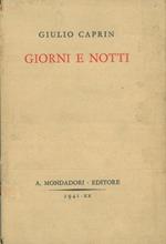 Giorni e notti. (Pagine di taccuino)