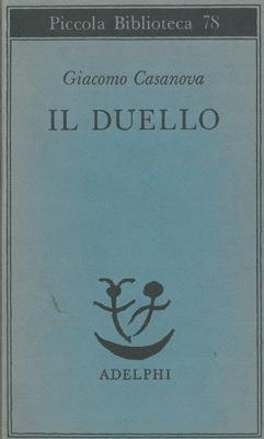 Il duello - Giacomo Casanova - copertina