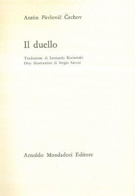 Il duello. La sonata a Kreutzer. Il giocatore - Anton Cechov - copertina
