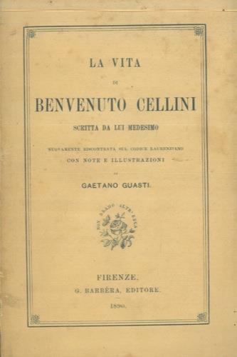 La vita - Benvenuto Cellini - copertina