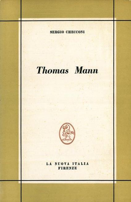 Thomas Mann - Sergio Checconi - copertina