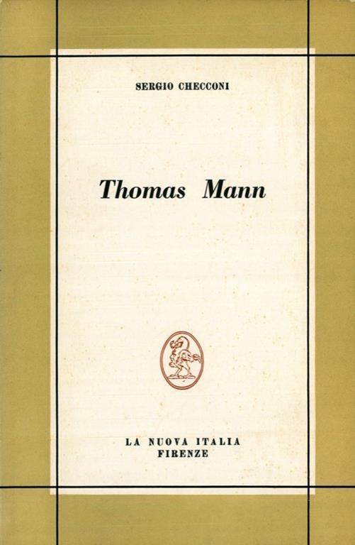 Thomas Mann - Sergio Checconi - copertina