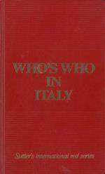 Whòs who in Italy. 1995. Personal profiles: A-K, L-Z. Companies and institutions