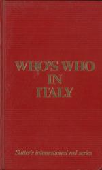 Whòs who in Italy. 1997. Personal profiles: A-K, L-Z. Companies and institutions