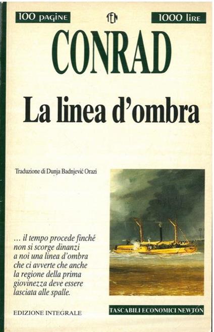 La linea d'ombra - Joseph Conrad - copertina