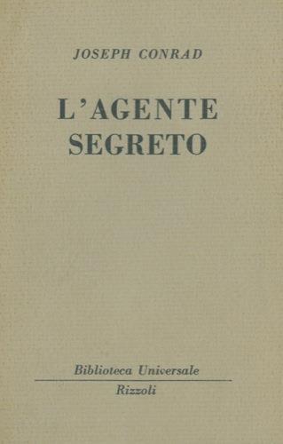 L' agente segreto - Joseph Conrad - copertina