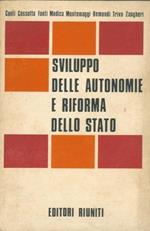 Sviluppo delle autonomie e riforma dello Stato