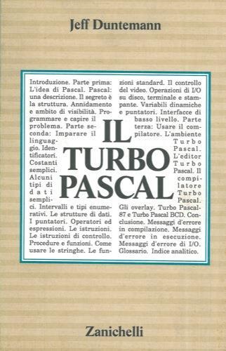 Il Turbo Pascal - Jeff Duntemann - copertina