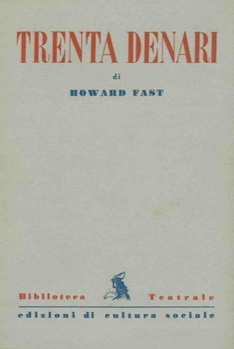 Trenta denari - Howard Fast - copertina