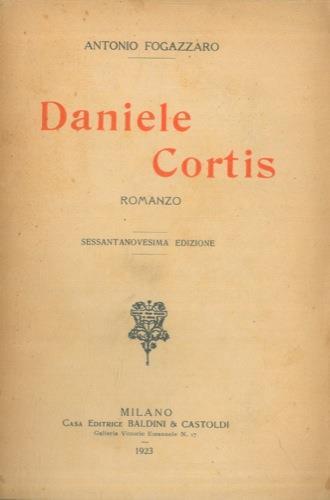 Daniele Cortis - Antonio Fogazzaro - copertina