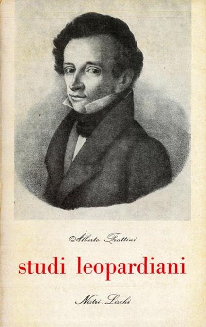 Studi leopardiani - Alberto Frattini - copertina