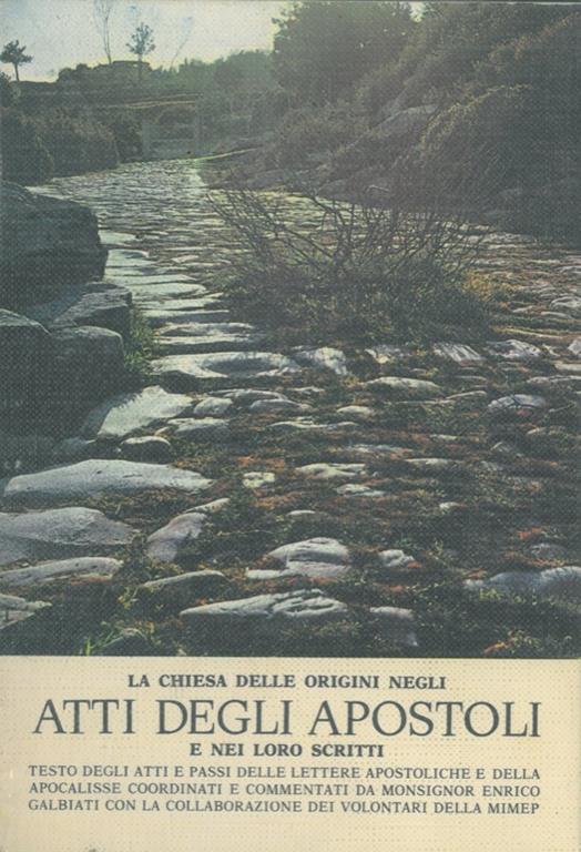 La Chiesa delle origini negli Atti degli Apostoli e nei loro scritti - Enrico Galbiati - copertina