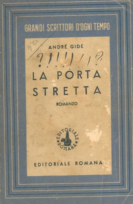La porta stretta - André Gide - copertina