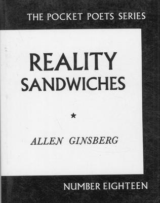 Reality sandwiches 1953-60 - Allen Ginsberg - copertina
