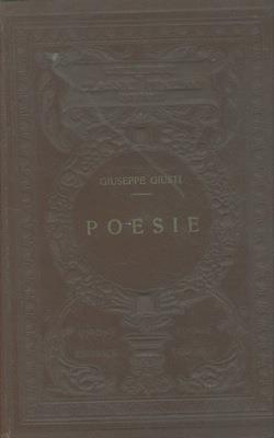 Poesie - Giuseppe Giusti - copertina
