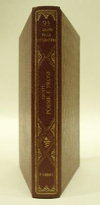 Poesie e prose - Giuseppe Giusti - copertina