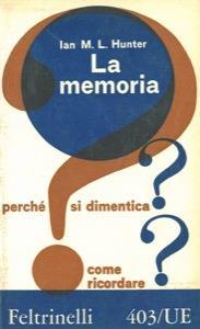 La memoria - Ian M. L. Hunter - copertina