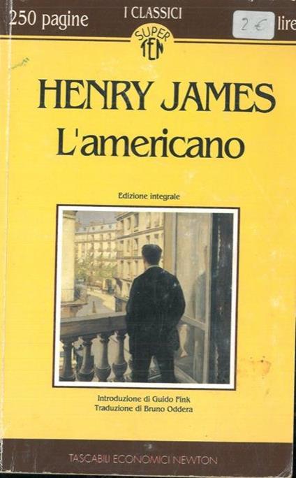 L' americano - Henry James - copertina