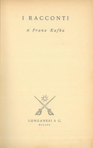 I racconti - Franz Kafka - copertina