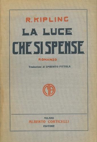 La luce che si spense - Rudyard Kipling - copertina