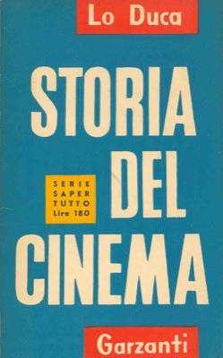 Storia del cinema - M. Lo Duca - copertina