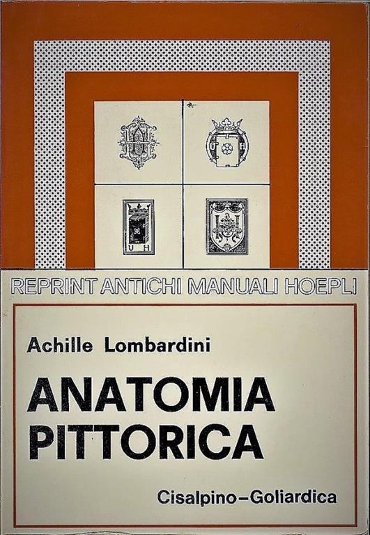 Anatomia pittorica - Achille Lombardini - copertina